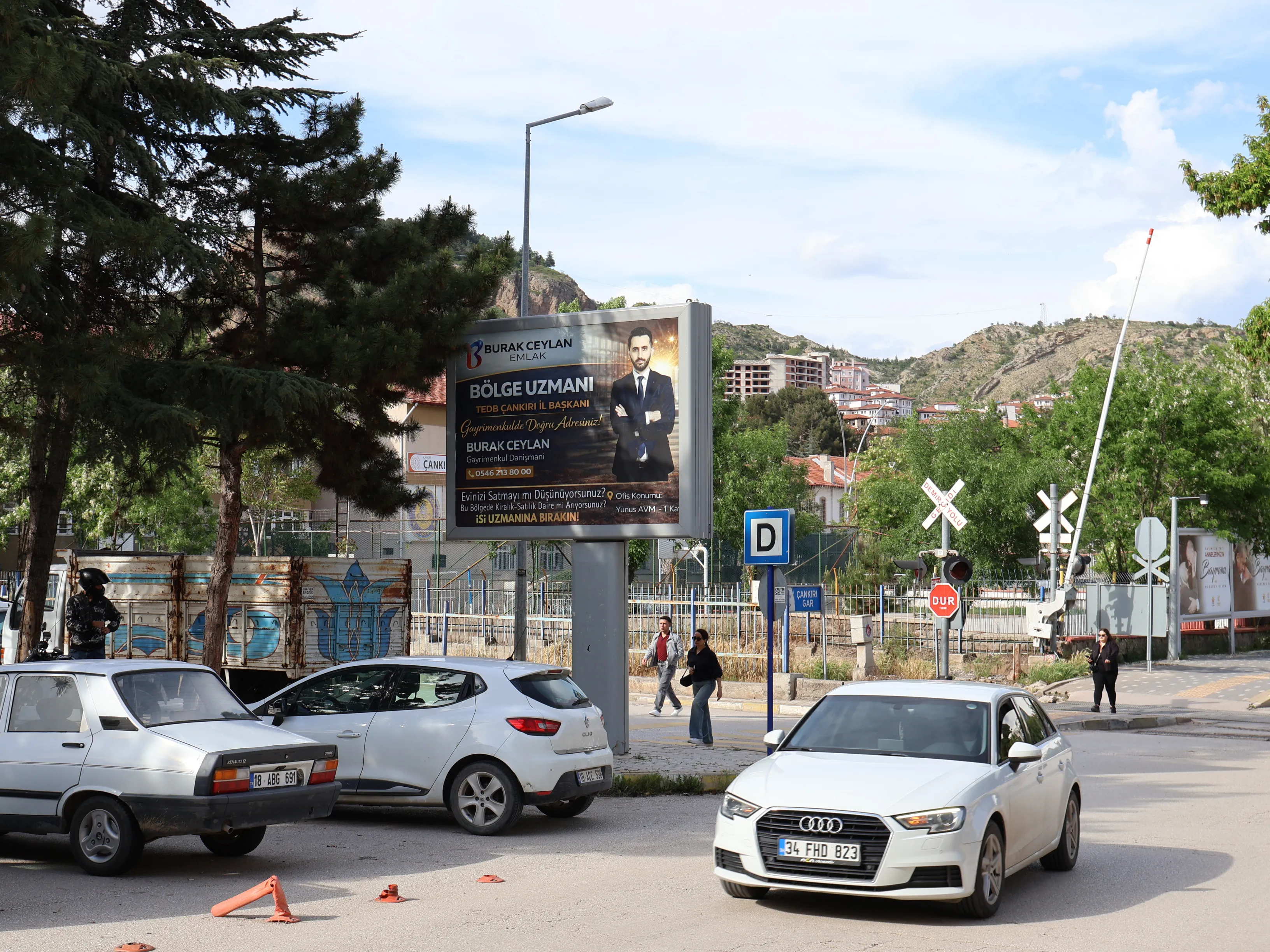 Çankırı Lisesi önü ikinci tanıtım noktası