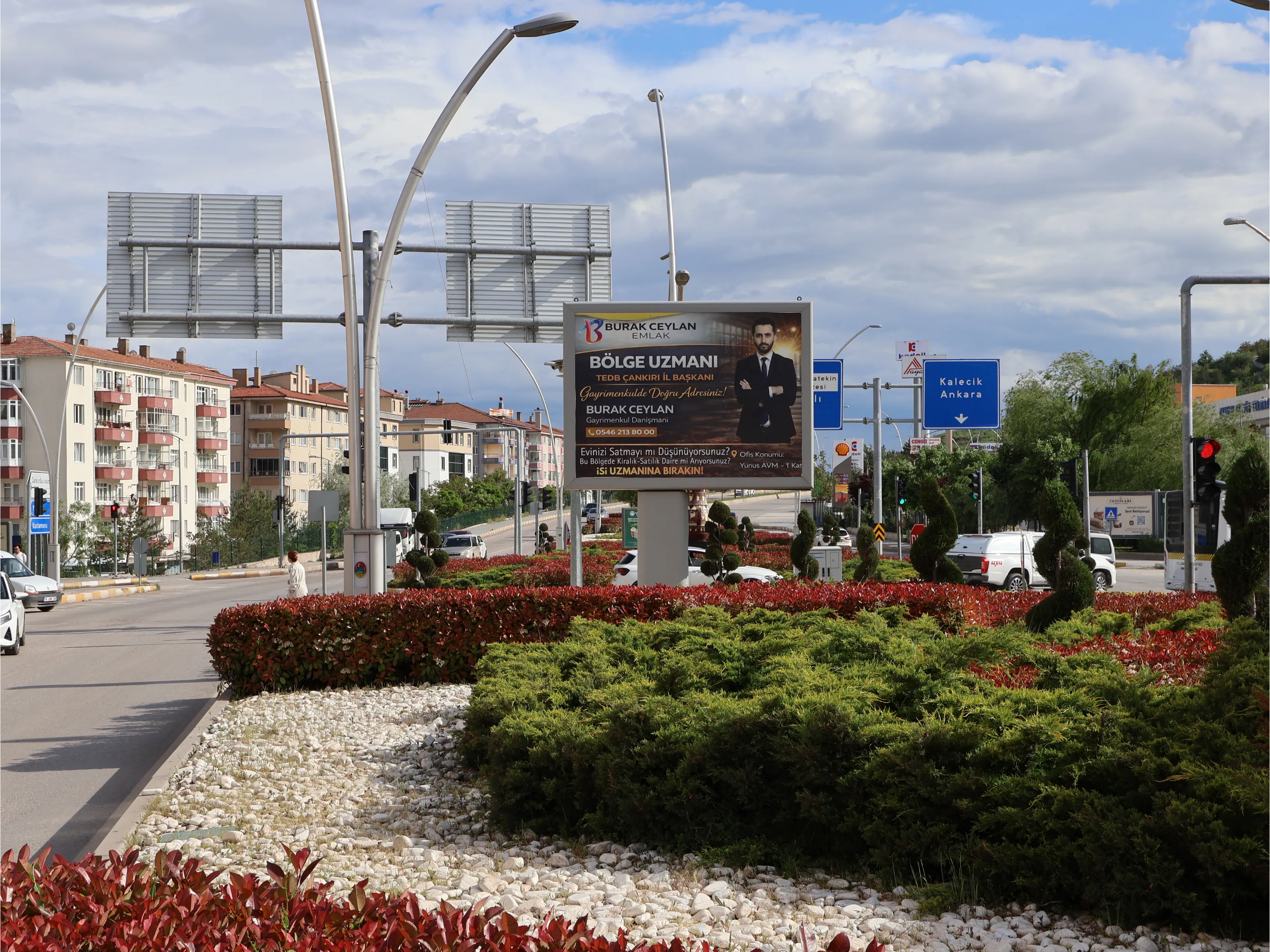 Otogar Kavşağı tanıtım noktası