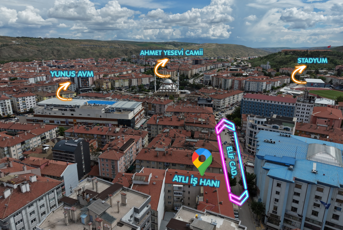 Buğday Pazarı Mahallesinde | Atlı İş Hanında Ticari Tapulu  | Satılık 1+1 Daire!