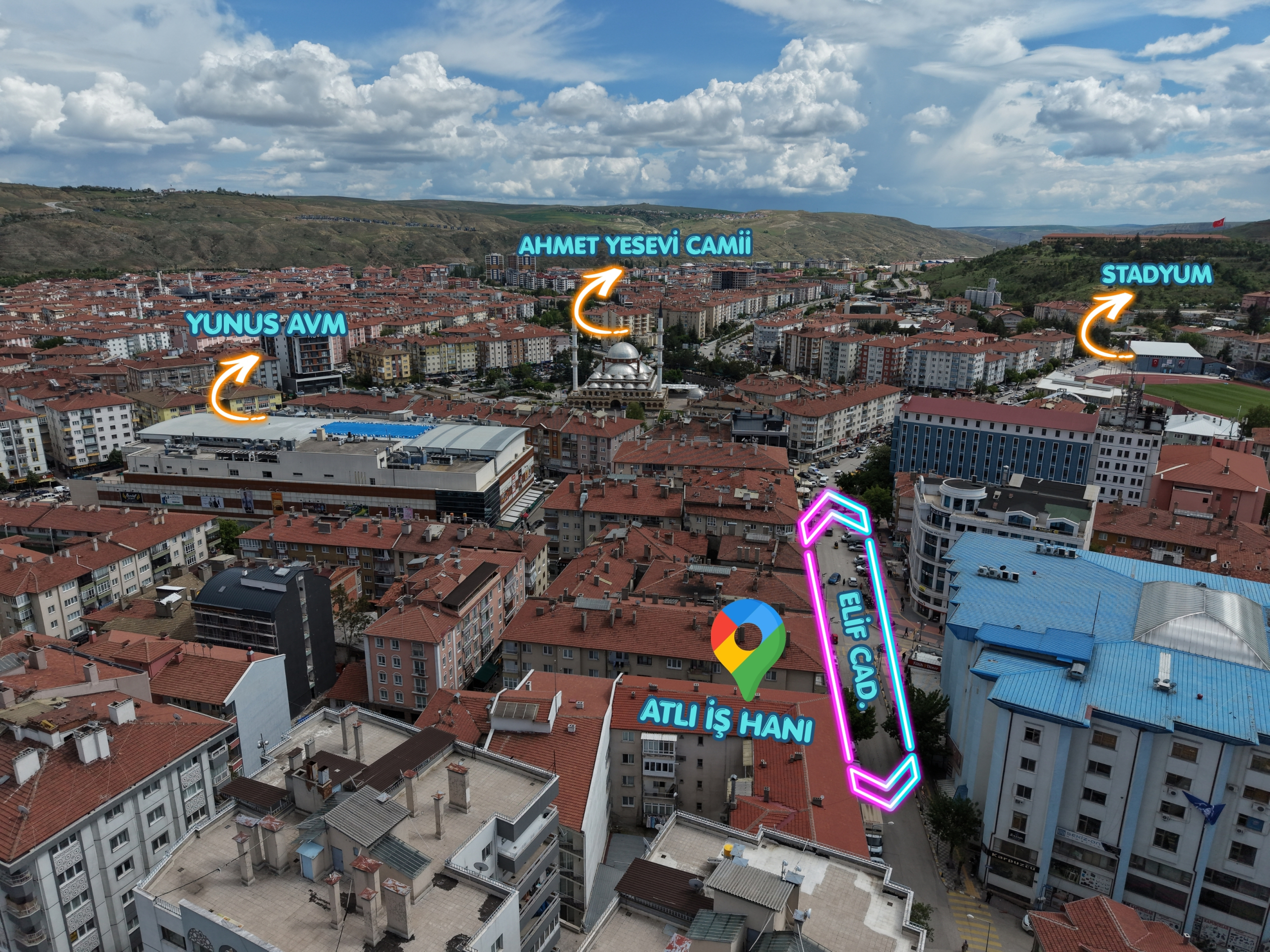 Buğday Pazarı Mahallesinde | Atlı İş Hanında Ticari Tapulu  | Satılık 1+1 Daire!