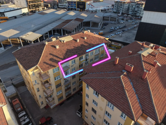 Çankırı Merkez Buğday Pazarı Mah. Hilal Sitesi 2+1 100 m² Satılık Daire (360° Sanal Turlu)